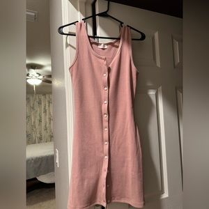 Pink lily dress